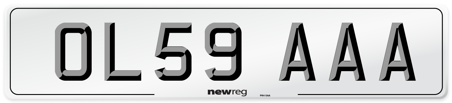 OL59 AAA Number Plate from New Reg
